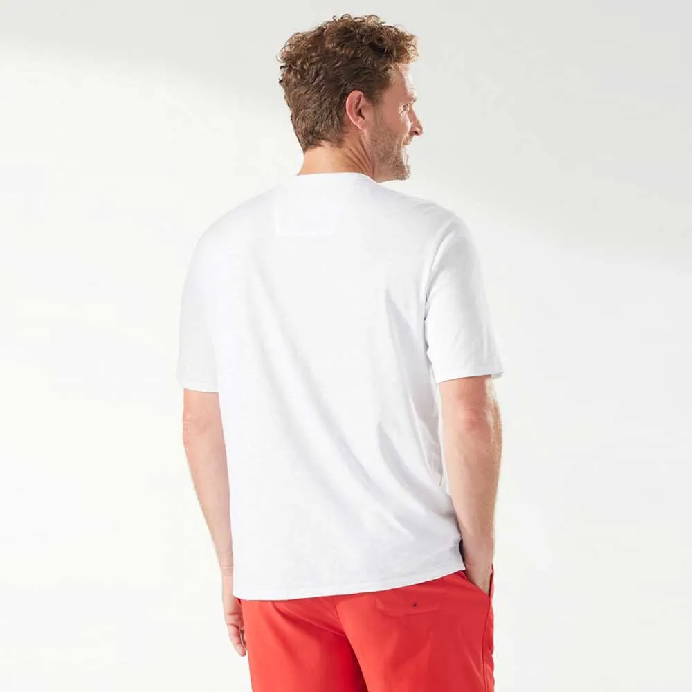 Tommy Bahama Big & Tall Bali Beach Crew T-Shirt - White Tommy Bahama Clothing