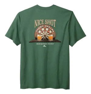 Tommy Bahama Big & Tall Between The Ryes Pocket T-Shirt - Green Meadow Heather Mens Tommy Bahama