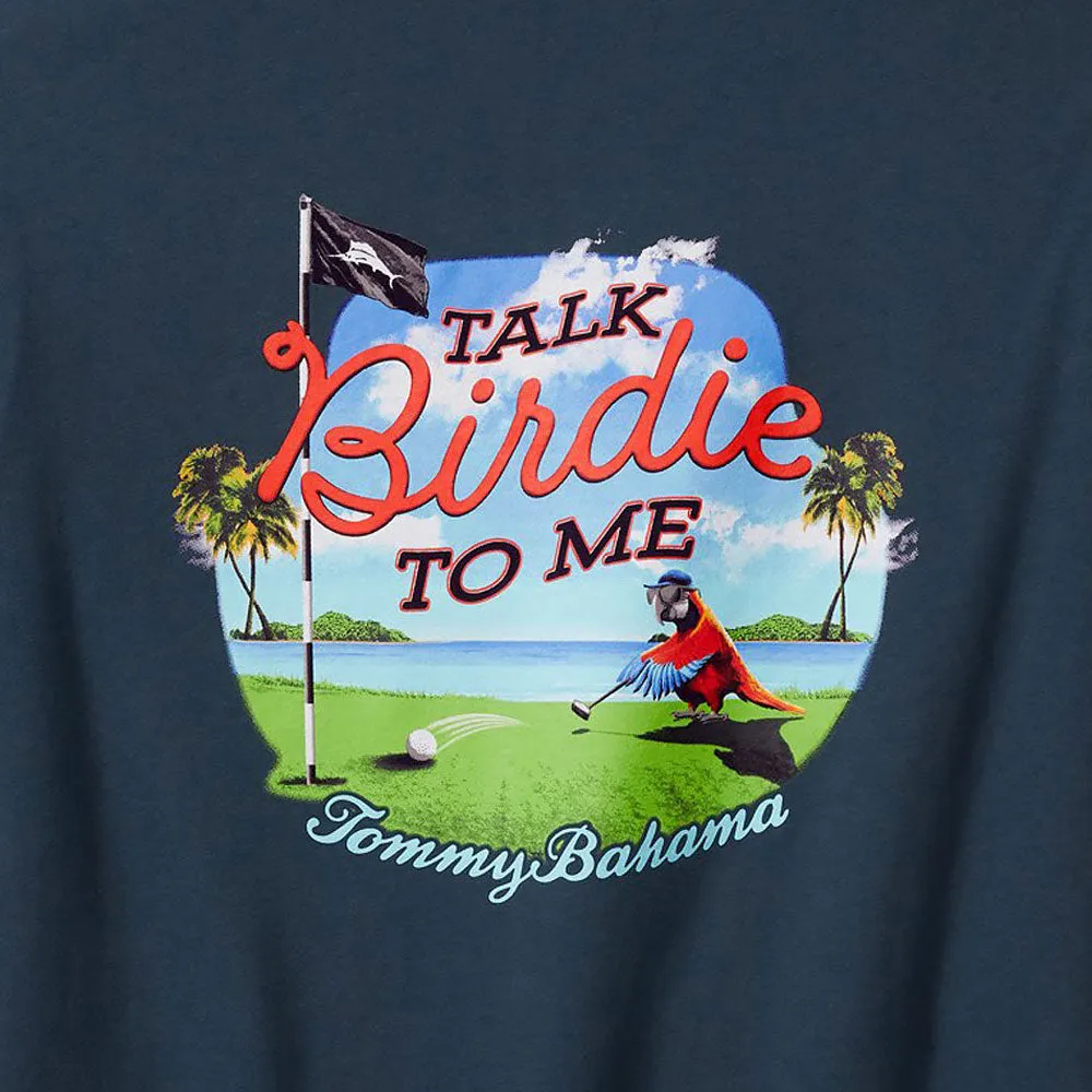Tommy Bahama Big & Tall Talk Birdie To Me Pocket T-Shirt - Navy Tommy Bahama Clothing