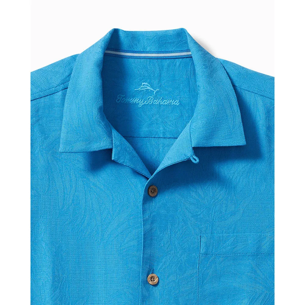 Tommy Bahama Big & Tall Tropic Isles Camp Shirt - Blue Canal Mens Tommy Bahama