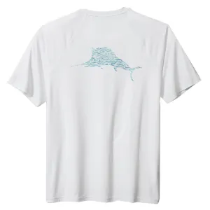 Tommy Bahama Chill Time Surf Crew T-Shirt - White Tommy Bahama Clothing