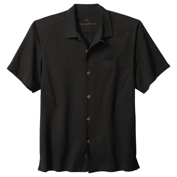 Tommy Bahama Coastal Breeze Check Camp Shirt - Black* Mens Tommy Bahama