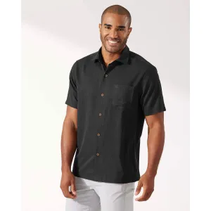 Tommy Bahama Coastal Breeze Check Camp Shirt - Black* Mens Tommy Bahama