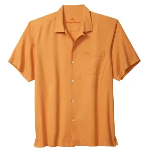 Tommy Bahama Coastal Breeze Check Camp Shirt - Orange Peel Tommy Bahama Clothing