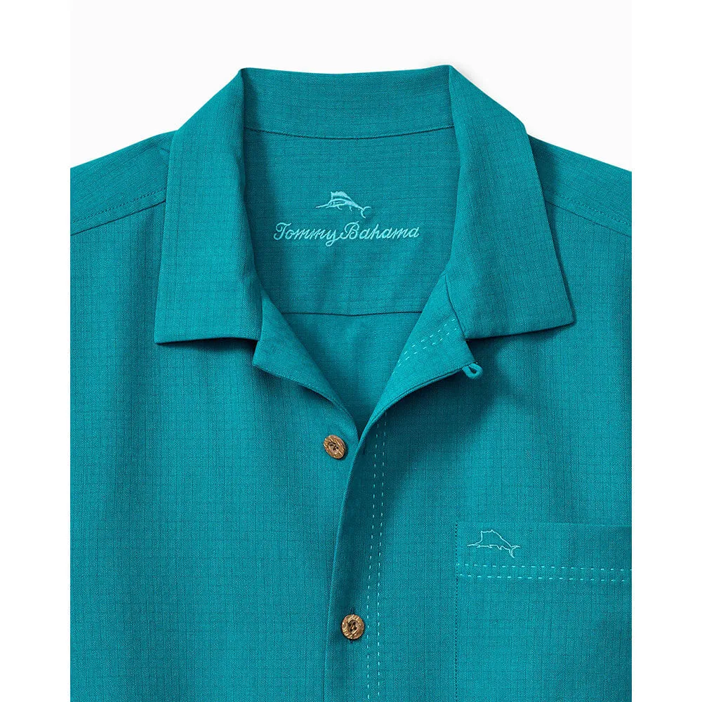 Tommy Bahama Coastal Breeze Check Camp Shirt - Shipwreck Tommy Bahama Clothing