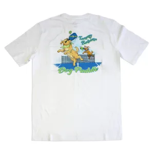 Tommy Bahama Dog Paddle Pocket T-Shirt - White Mens Tommy Bahama