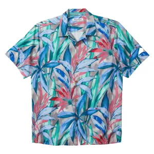 Tommy Bahama Frond Fest Camp Shirt - Grey Thunder Mens Tommy Bahama