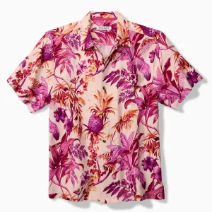 Tommy Bahama Garden Of Hope And Courage Camp Shirt - Peach Bud Tommy Bahama Clothing