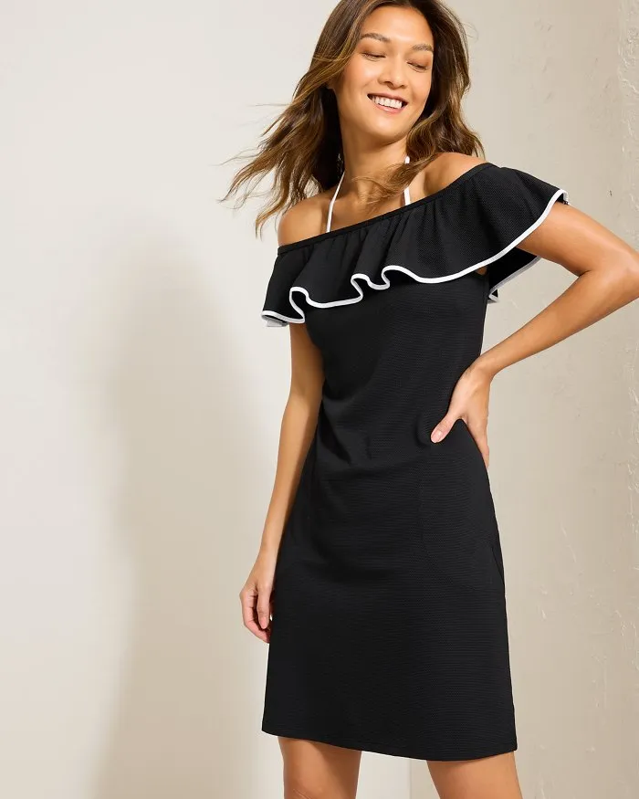 Tommy Bahama Island Cays Cabana Spa Dress Cover Up - Black * Tommy Bahama Clothing