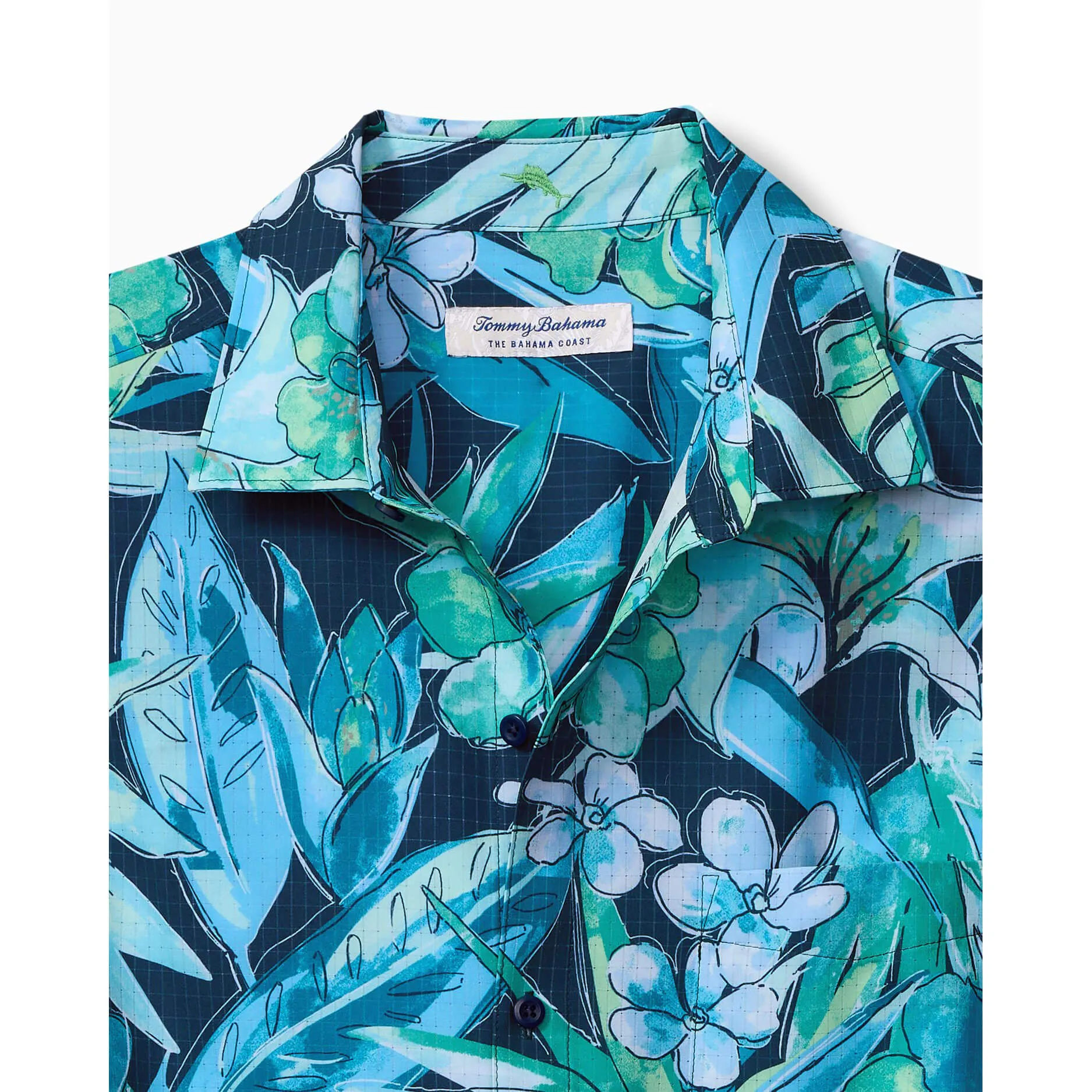 Tommy Bahama IslandZone Bahama IslandZone Coast Jungle Haven Camp Shirt - Oceanfront Mens Tommy Bahama