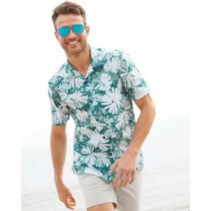 Tommy Bahama IslandZone Bahama IslandZone Coast Laguna Breeze Camp Shirt - Oceanfront Mens Tommy Bahama