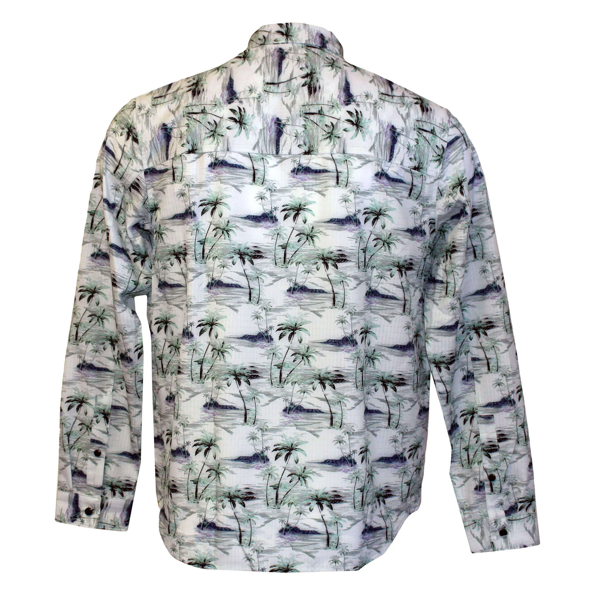 Tommy Bahama IslandZone Bahama IslandZone Coast Oceanic Oasis Sport Shirt - Lapland Mens Tommy Bahama