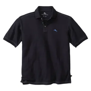 Tommy Bahama IslandZone Big & Tall Emfielder 2.0 Polo Shirt - Black Tommy Bahama Clothing