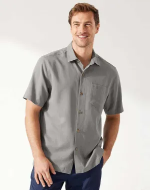 Tommy Bahama IslandZone Coastal Breeze Check Camp Shirt - Shadow Tommy Bahama Clothing