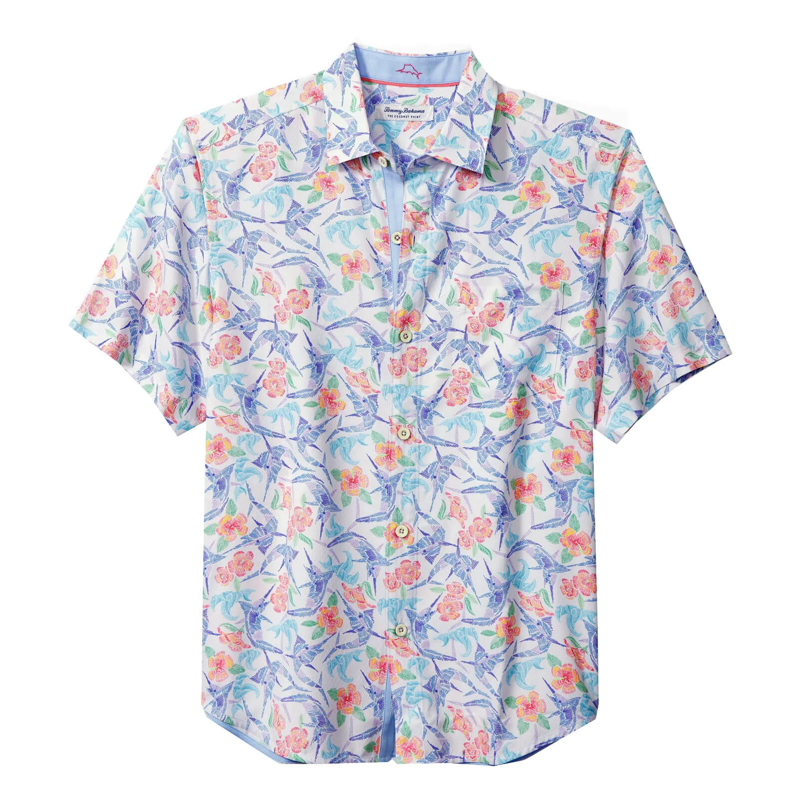 Tommy Bahama IslandZone Coconut Point Marlin Mania Camp Shirt - White Tommy Bahama Clothing