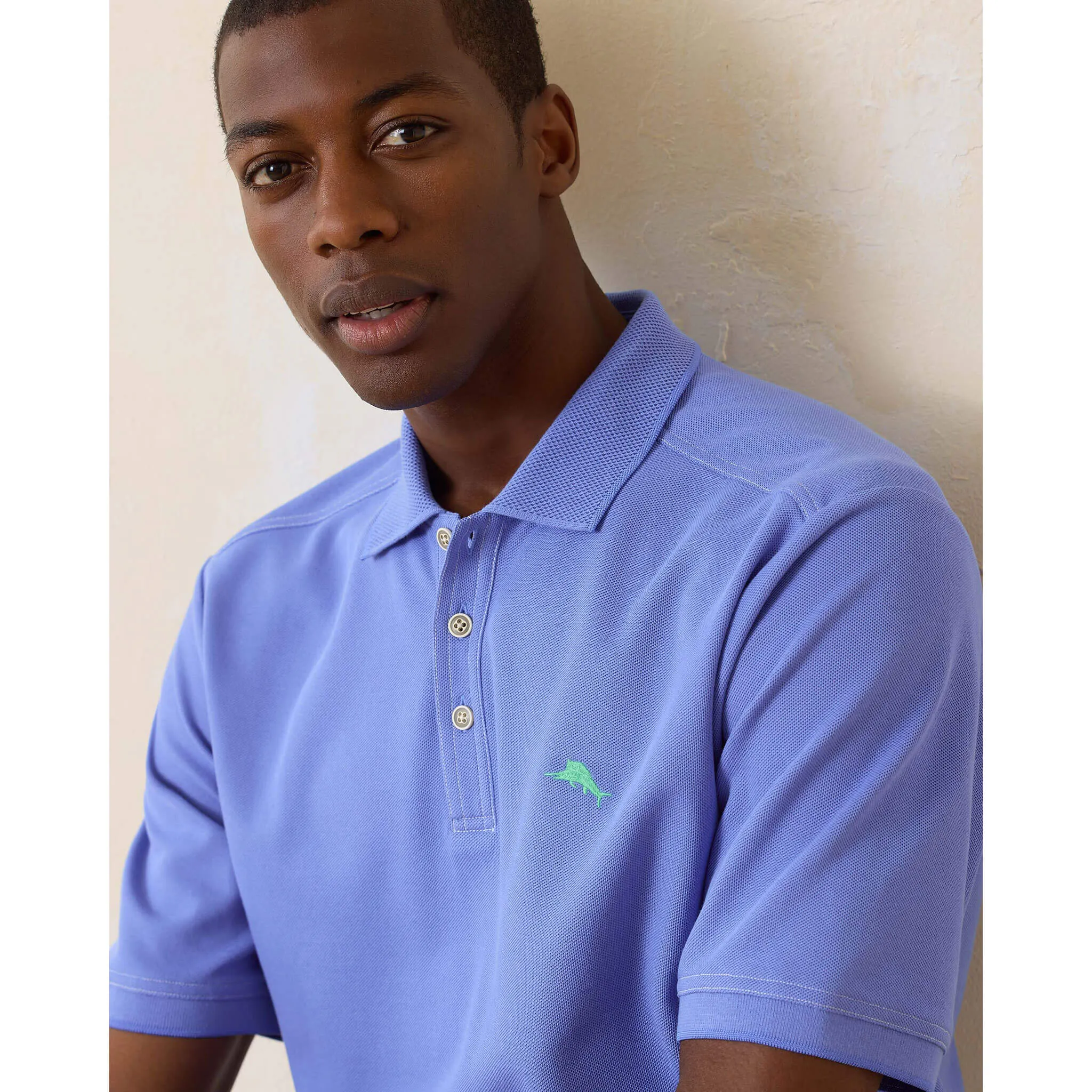 Tommy Bahama Islandzone Emfielder 2.0 Polo Shirt - Rococo Blue Tommy Bahama Clothing