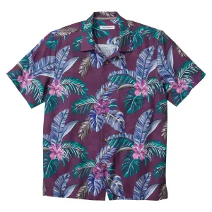 Tommy Bahama IslandZone Frond Fusion Camp Shirt - Orchid Tommy Bahama Clothing