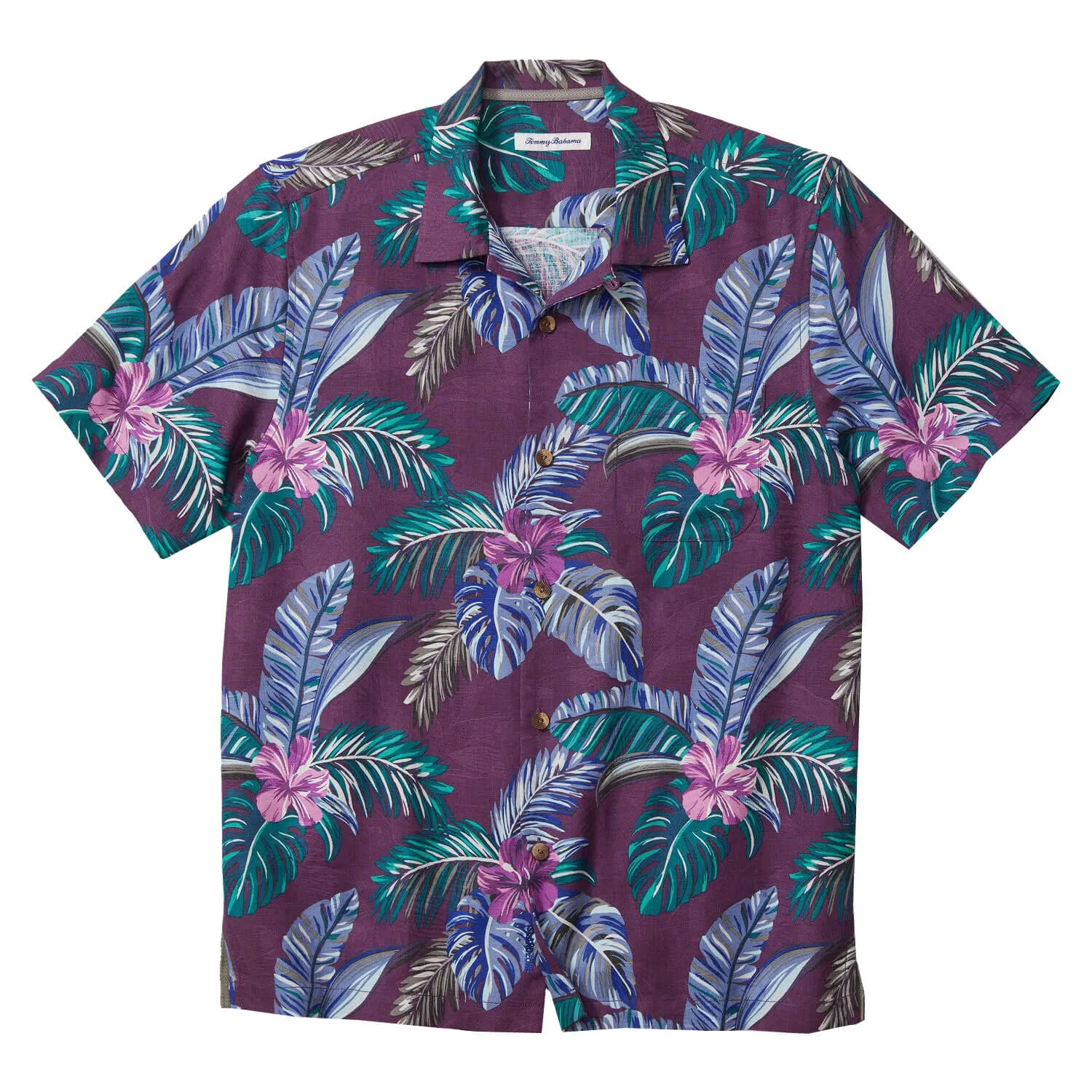 Tommy Bahama IslandZone Frond Fusion Camp Shirt - Orchid Tommy Bahama Clothing
