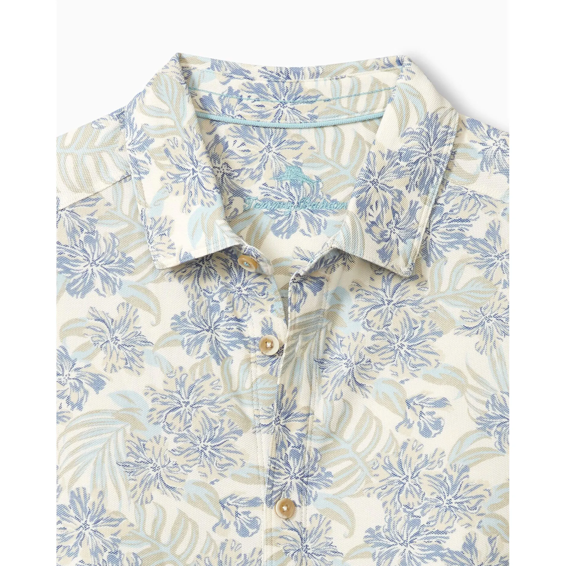 Tommy Bahama IslandZone Sonoma Seaside Blooms Camp Shirt - Norse Blue Tommy Bahama Clothing