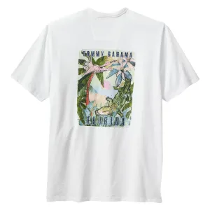 Tommy Bahama Later Gator Lux Tee T-Shirt - White Mens Tommy Bahama