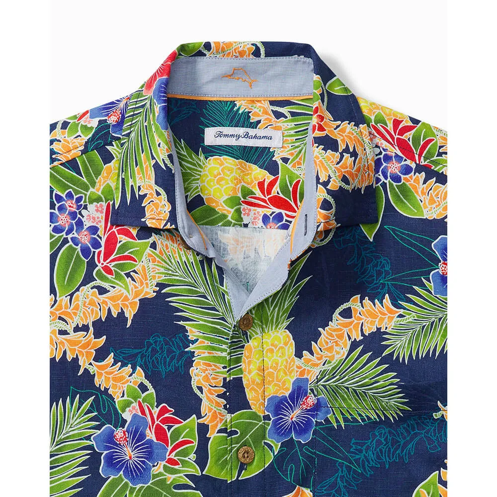 Tommy Bahama Lei In Paradise Camp Shirt - Island Navy Mens Tommy Bahama
