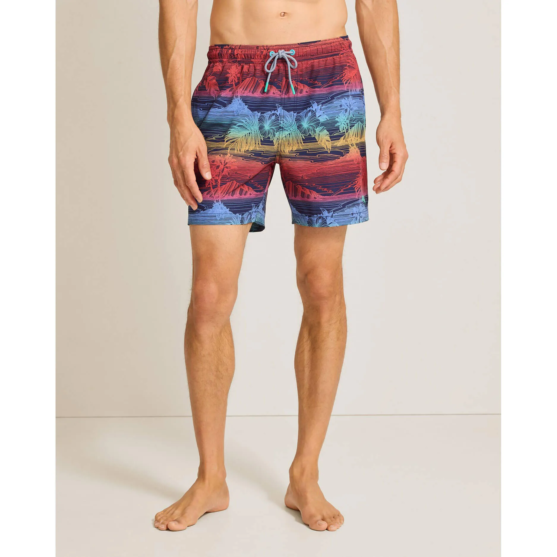 Tommy Bahama Men's 6-Inch Naples Corsica Coast Swim Trunks - Blue Hawaiian Mens Tommy Bahama