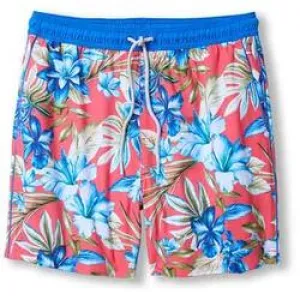Tommy Bahama Men's 6-Inch Naples Garden Grotto Swim Trunks - Melon Berry Tommy Bahama Clothing