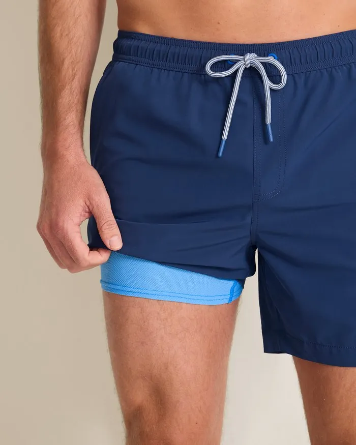 Tommy Bahama Men's 6-Inch Naples Valley Swim Trunks - Island Navy Mens Tommy Bahama