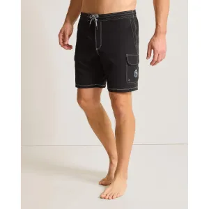 Tommy Bahama Men's 8-Inch Baja Bay Swim Trunks - Black Tommy Bahama Clothing