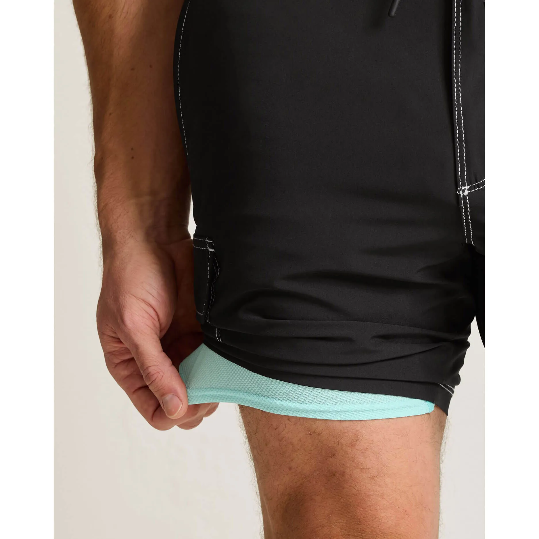 Tommy Bahama Men's 8-Inch Baja Bay Swim Trunks - Black Tommy Bahama Clothing