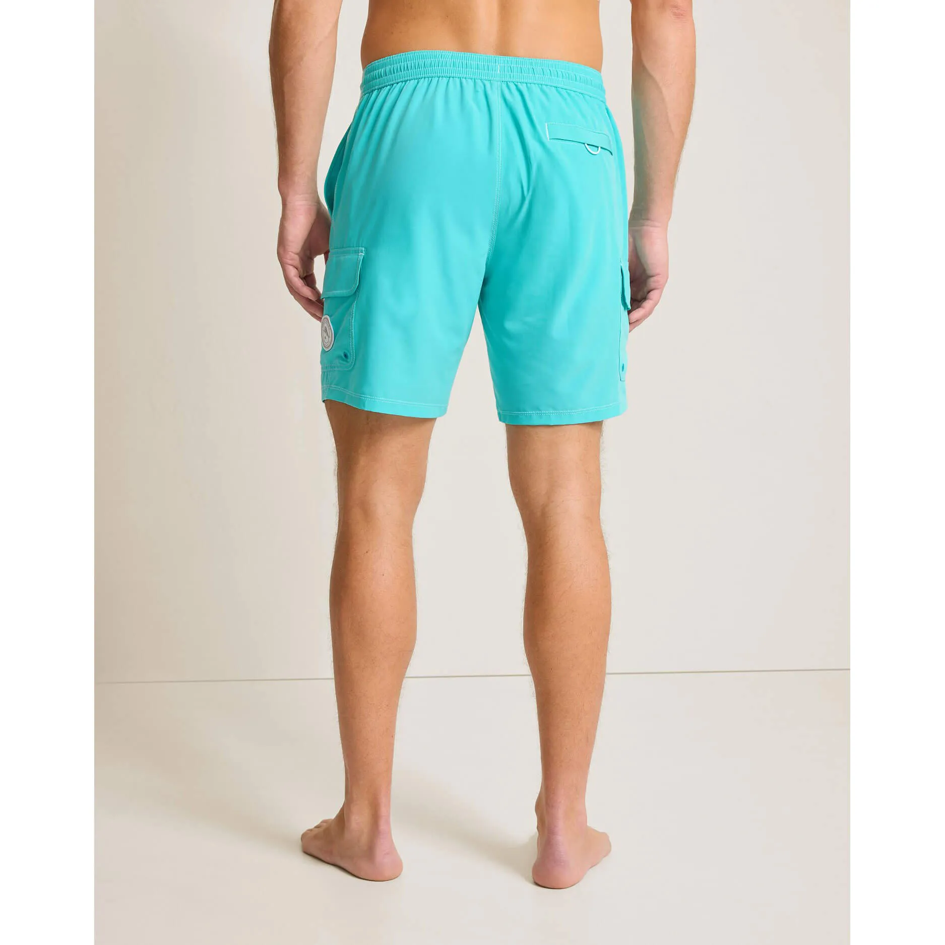 Tommy Bahama Men's 8-Inch Baja Bay Swim Trunks - Blue Curacao Tommy Bahama Clothing