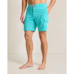 Tommy Bahama Men's 8-Inch Baja Bay Swim Trunks - Blue Curacao Tommy Bahama Clothing