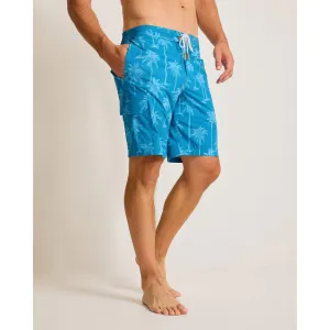 Tommy Bahama Men's 8-Inch Baja Palmero Swim Trunks - Blue Allure Tommy Bahama Clothing