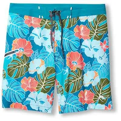Tommy Bahama Men's 9-Inch Molokai Wave Chaser Swim Trunks - Mambo Blue Mens Tommy Bahama