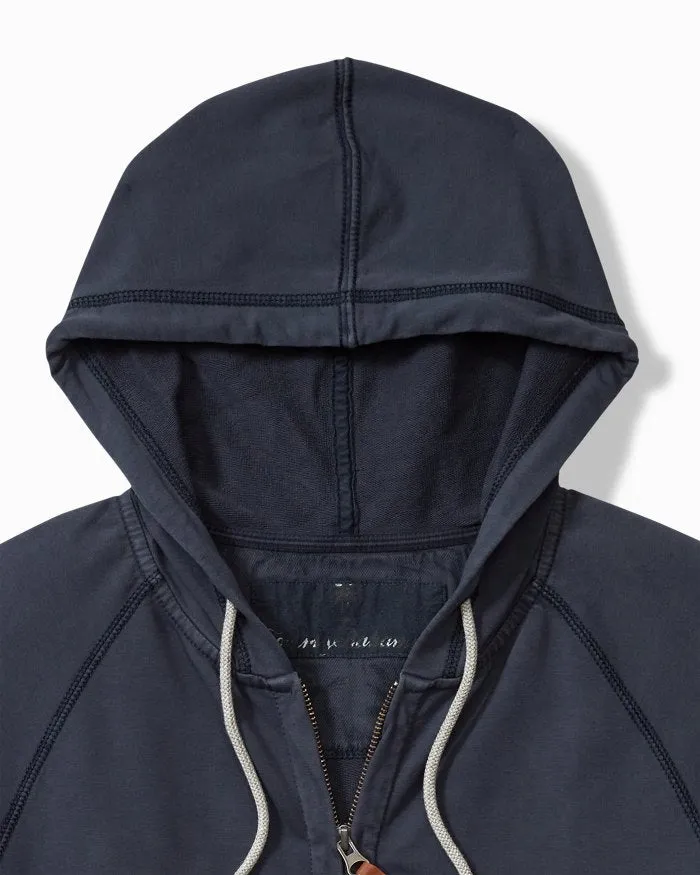 Tommy Bahama Men's Ben And Terry Full Zip Jacket - Ocean Deep Tommy Bahama Clothing