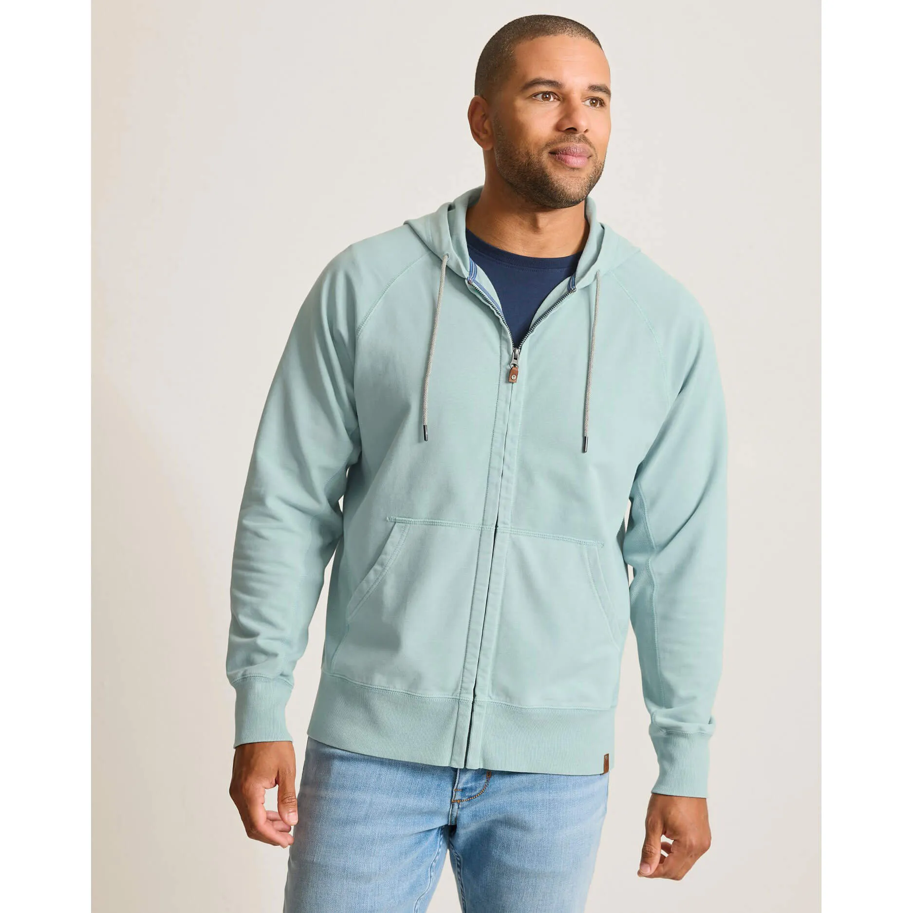 Tommy Bahama Men's Ben And Terry Full Zip Jacket - Sterling Blue Tommy Bahama Clothing