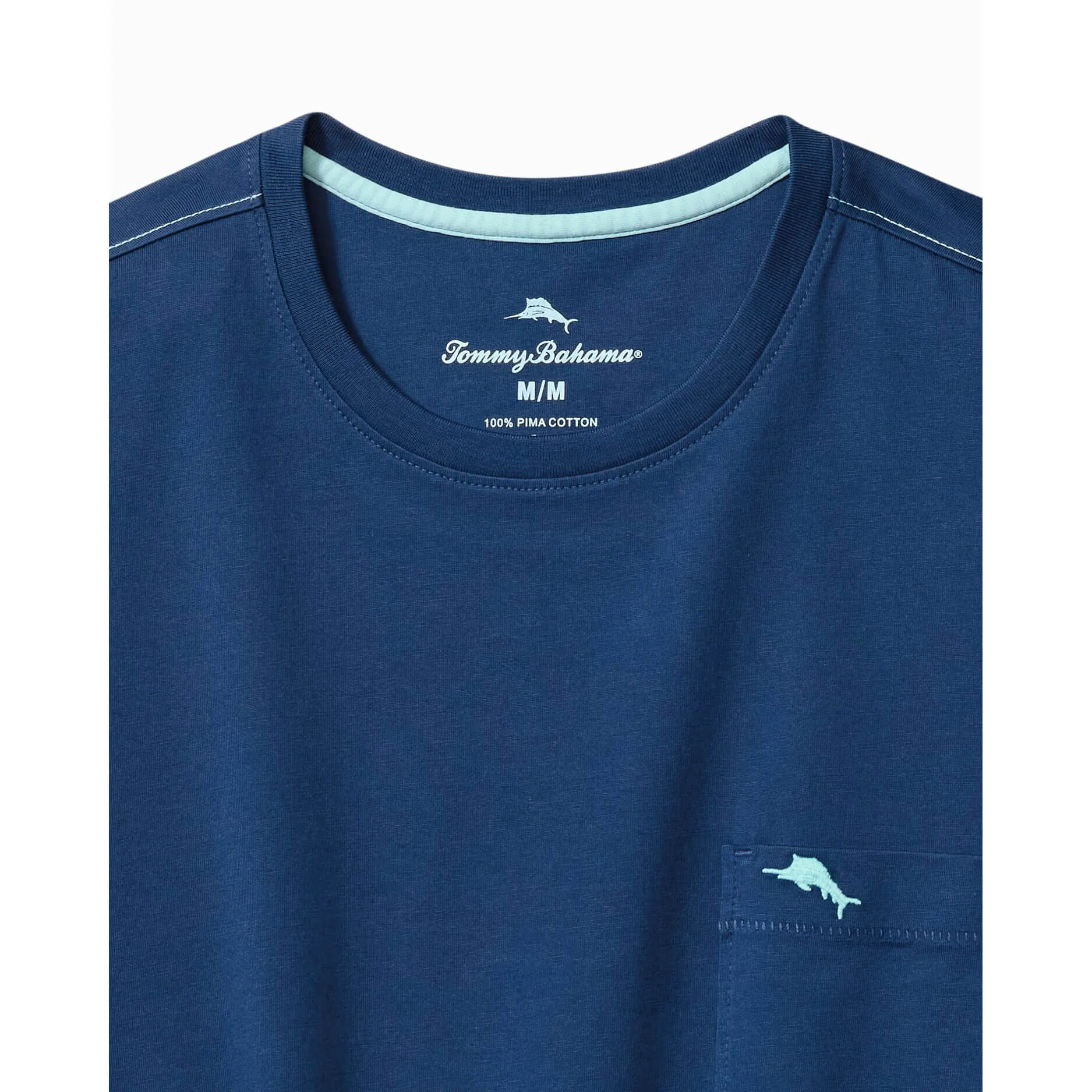 Tommy Bahama Men's Big & Tall New Bali Skyline T-Shirt - Bering Blue Mens Tommy Bahama