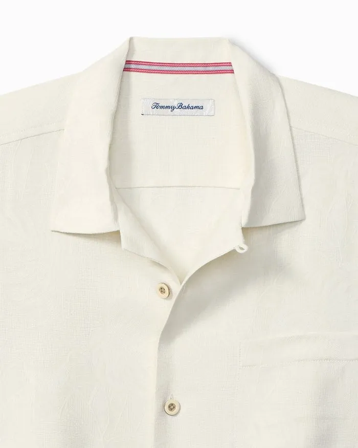 Tommy Bahama Men's Greco Palms Embroidered Silk Camp Shirt - Continental Tommy Bahama Clothing