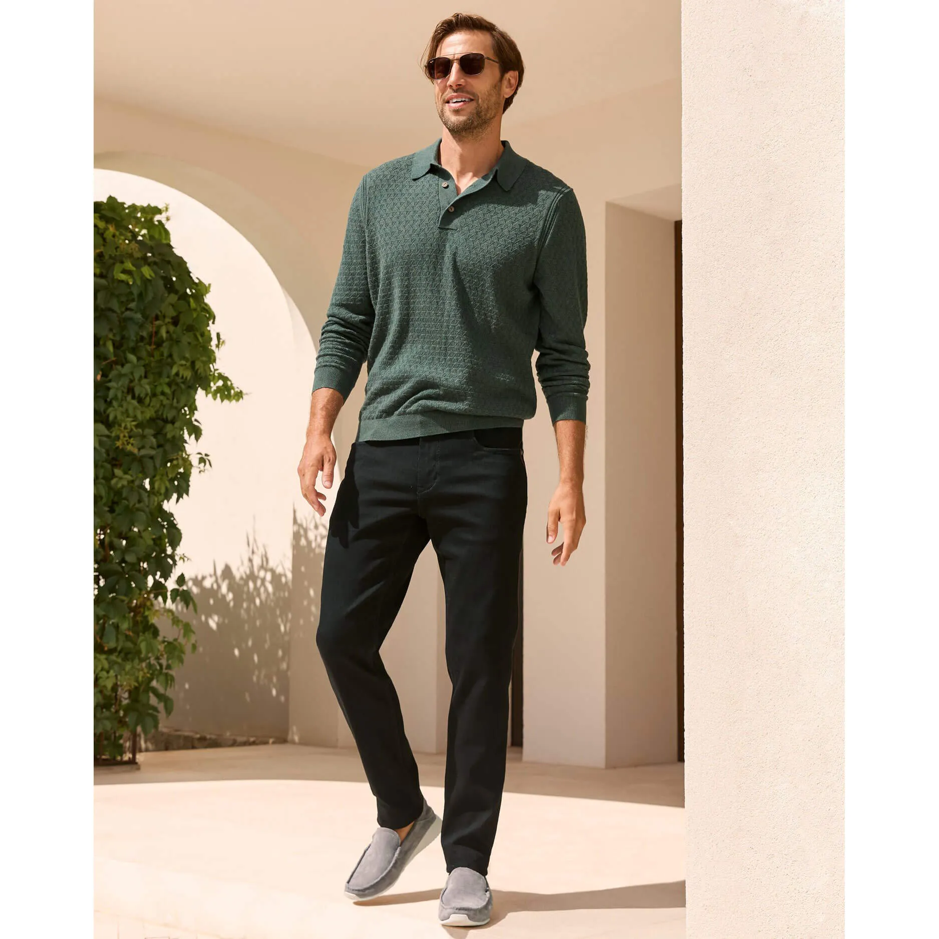 Tommy Bahama Men's Indigo Palms Black/Grey Jeans - Black Wash* Tommy Bahama Clothing