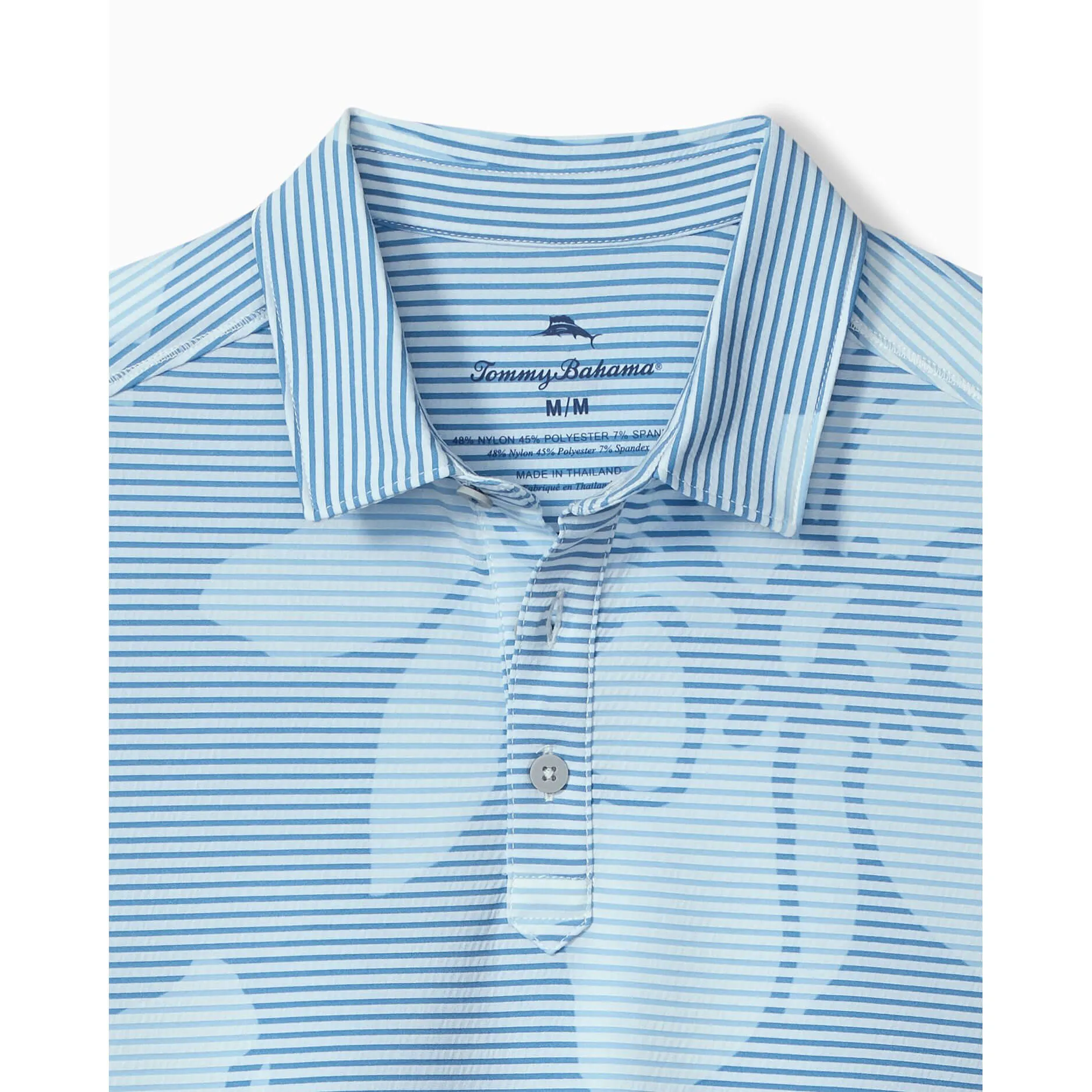 Tommy Bahama Men's IslandZone Costa Wave Grande Polo Shirt - Dusty Larkspur Mens Tommy Bahama