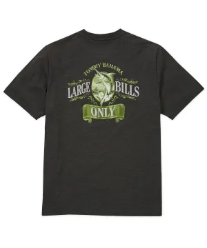 Tommy Bahama Men's Large Bills Only T-Shirt - Coal Heather Mens Tommy Bahama