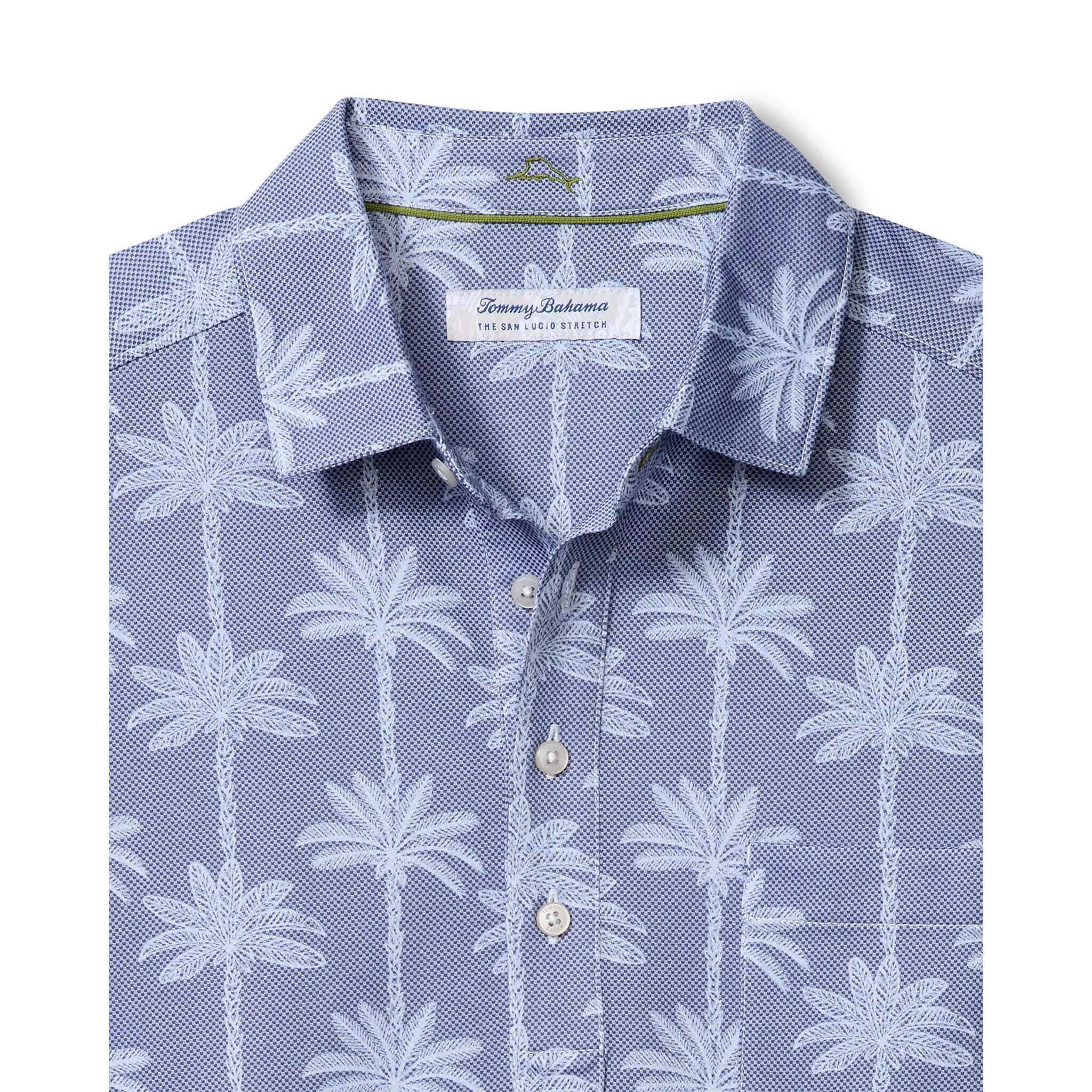 Tommy Bahama Men's San Lucio Palm Lane Polo Shirt - Blue Hawaiian Mens Tommy Bahama