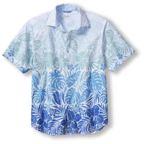 Tommy Bahama Nova Wave Day Break Ombre Camp Shirt - Victoria Blue Mens Tommy Bahama
