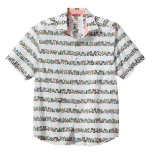 Tommy Bahama Nova Wave Down The Hatch Camp Shirt - White Tommy Bahama Clothing