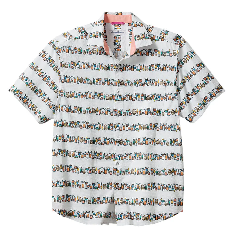 Tommy Bahama Nova Wave Down The Hatch Camp Shirt - White Tommy Bahama Clothing