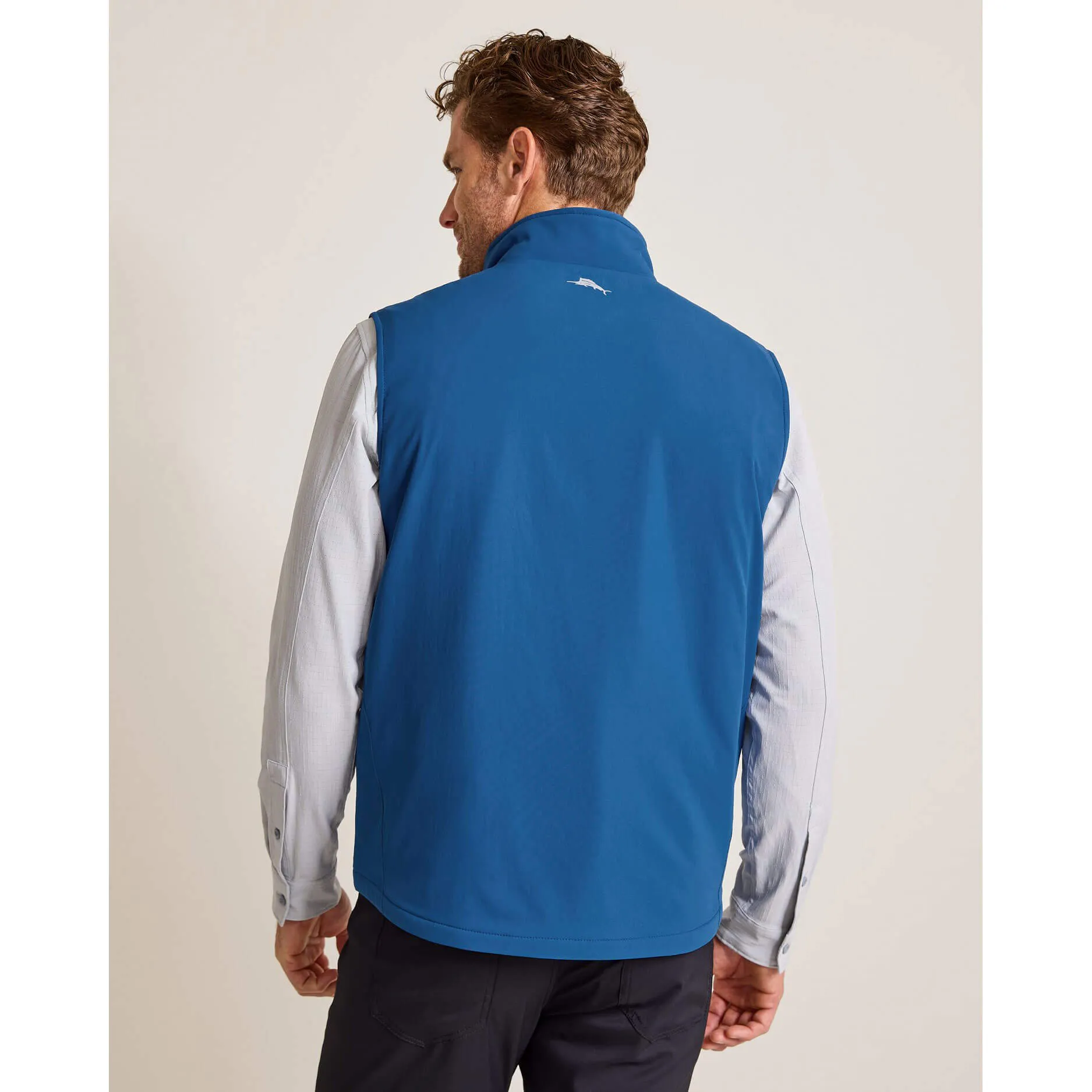 Tommy Bahama Ocean Driver Vest - Bering Blue Mens Tommy Bahama