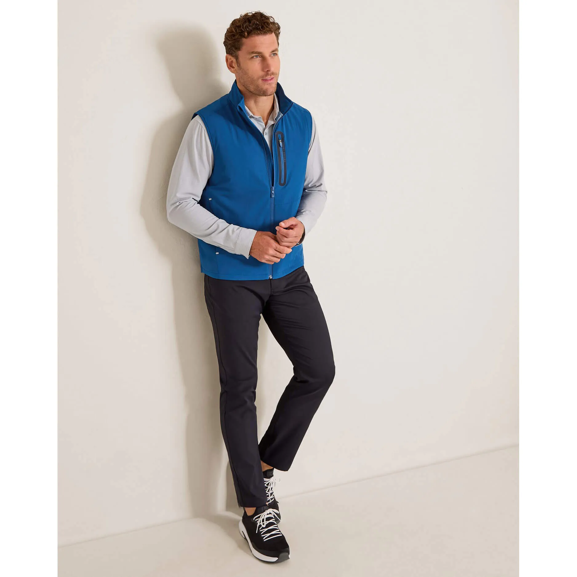 Tommy Bahama Ocean Driver Vest - Bering Blue Mens Tommy Bahama