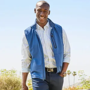 Tommy Bahama Ocean Driver Vest - Bering Blue Mens Tommy Bahama
