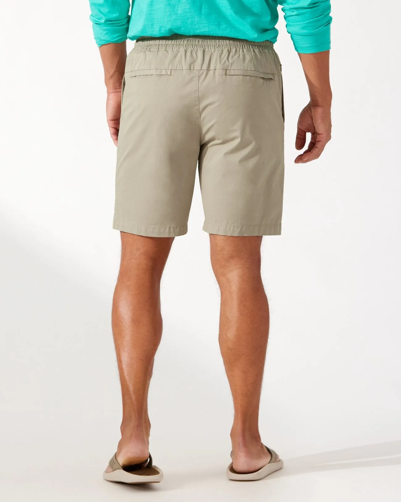 Tommy Bahama Oceanside Poplin Pull-On Shorts - Dk Sand Tommy Bahama Clothing
