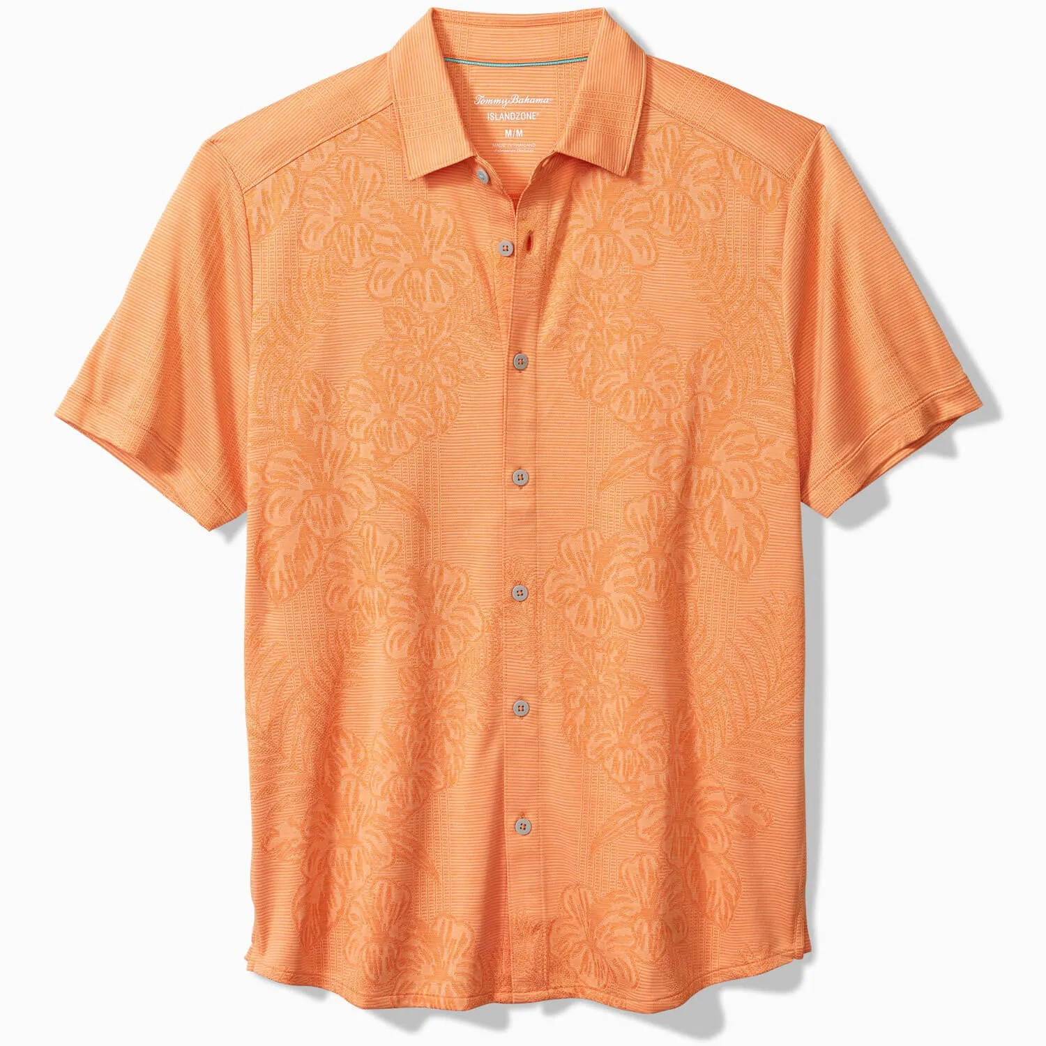 Tommy Bahama Palm Coast Cascade Vines Camp Shirt - Bright Apricot Tommy Bahama Clothing